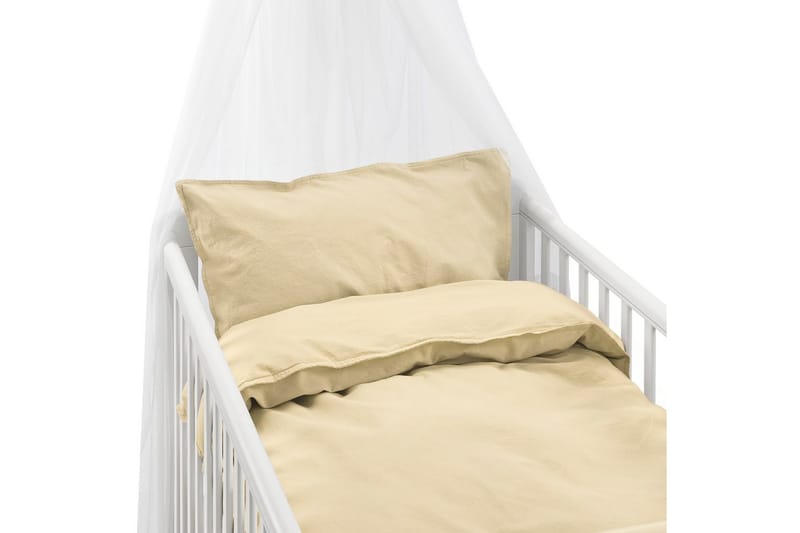 Påslakanset till Spjälsäng 2-Dels Humble, Gul