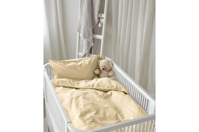 Påslakanset till Spjälsäng 2-Dels Humble - Gul - Textilier & mattor - Sängkläder - Bäddset & påslakanset