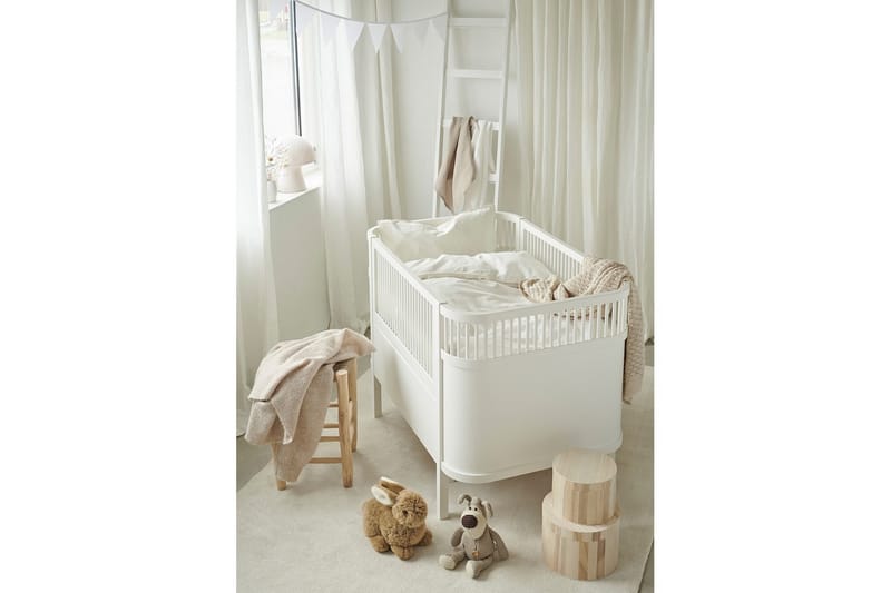 Påslakanset till Spjälsäng 2-Dels Humble - Vit - Textilier & mattor - Sängkläder - Bäddset & påslakanset