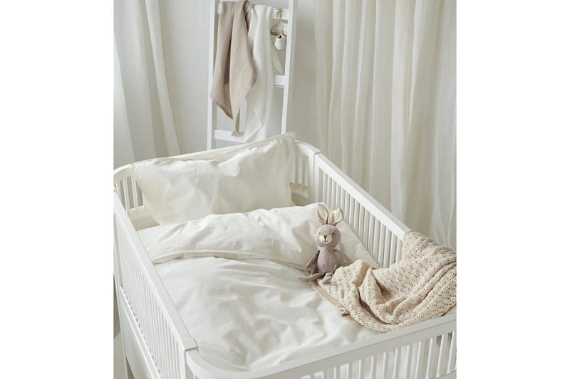 Påslakanset till Spjälsäng 2-Dels Humble - Vit - Textilier & mattor - Sängkläder - Bäddset & påslakanset