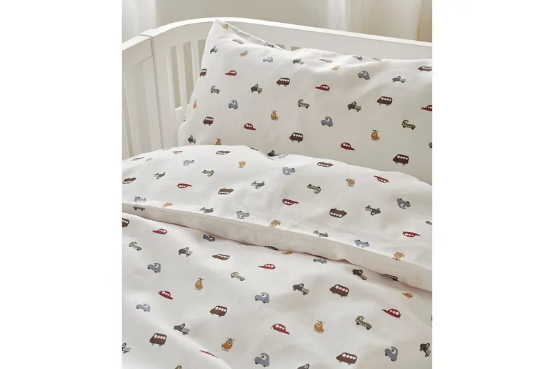 Påslakanset till Spjälsäng 2-Dels John Beige - Textilier & mattor - Sängkläder - Täcke - Enkeltäcke