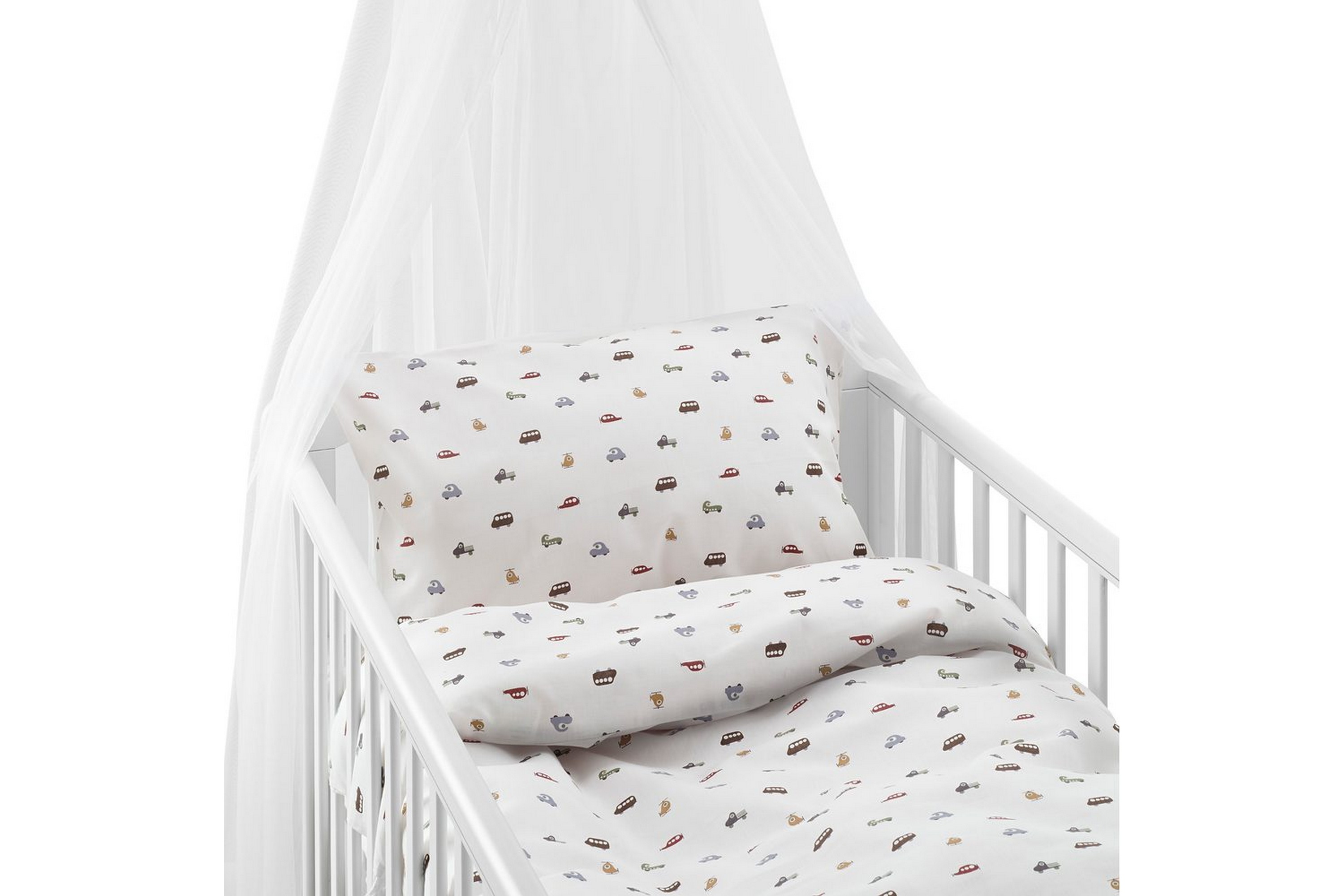 påslakanset till spjälsäng 2-dels john beige -