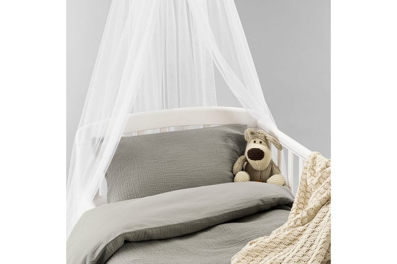 Påslakanset till Spjälsäng 2-Dels Rolling - Grå - Textilier & mattor - Sängkläder - Bäddset & påslakanset