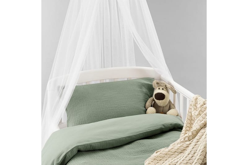 Påslakanset till Spjälsäng 2-Dels Rolling - Grön - Textilier & mattor - Sängkläder - Bäddset & påslakanset