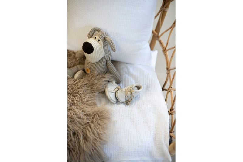 Påslakanset till Spjälsäng 2-Dels Rolling - Vit - Textilier & mattor - Sängkläder - Bäddset & påslakanset