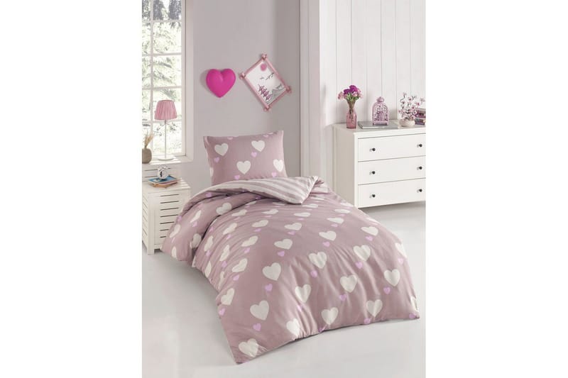 Salricon Bäddset 140x200 cm - Grå - Textilier & mattor - Sängkläder - Bäddset & påslakanset