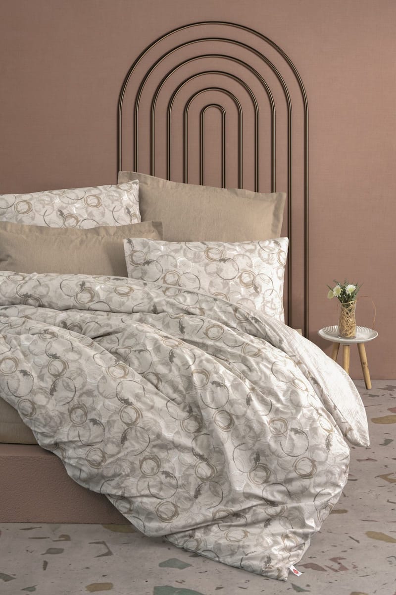 Salvarn Bäddset 240x220 cm - Beige - Textilier & mattor - Sängkläder - Bäddset & påslakanset