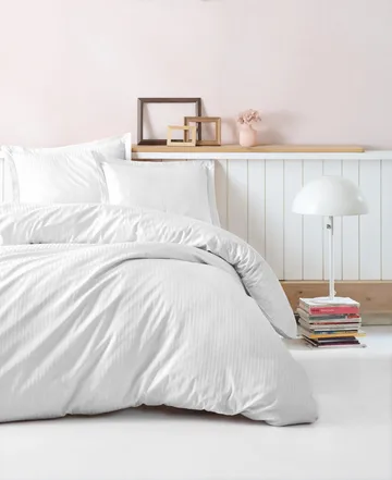 Sovrenis Bäddset 240x220 cm - Vit - Textilier & mattor - Sängkläder - Bäddset & påslakanset