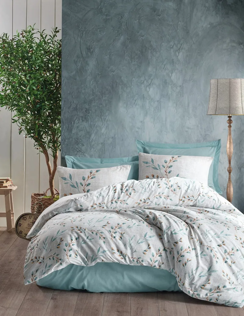 Swafford Bäddset 240x220 cm - Mint Vit - Textilier & mattor - Sängkläder - Bäddset & påslakanset