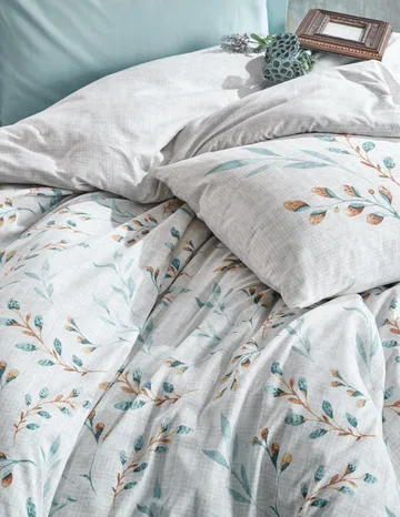 Swafford Bäddset 240x220 cm - Mint Vit - Textilier & mattor - Sängkläder - Bäddset & påslakanset