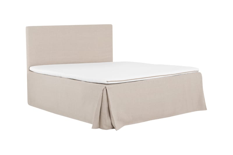 CAP Sängkappa 160x200 cm Beige - Sängkappa kontinentalsäng - Sängkappa dubbelsäng - Sängkläder