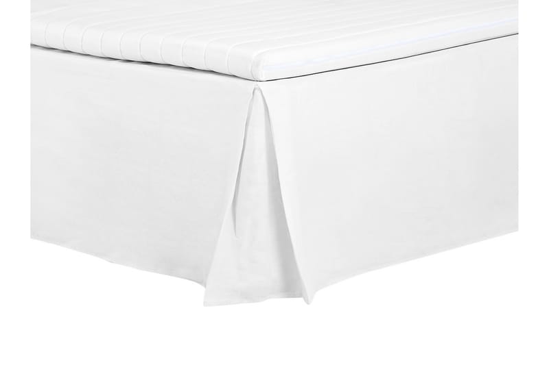 CAP Sängkappa 160x200 cm Vit - Sängkappa kontinentalsäng - Sängkappa dubbelsäng - Sängkläder