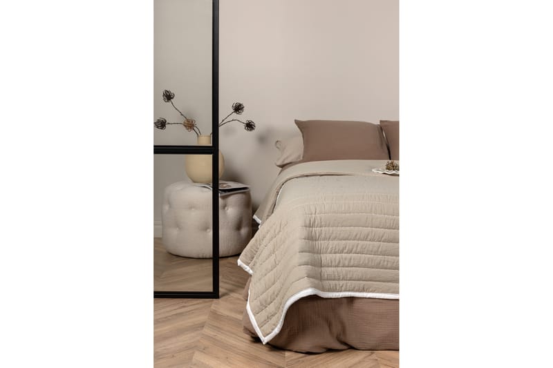 CHARRONLAKE Överkast 180x260 cm Beige - Överkast - Sängkläder - Överkast dubbelsäng