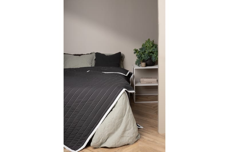 CHARRONLAKE Överkast 260x260 cm Antracit - Överkast - Sängkläder - Överkast dubbelsäng