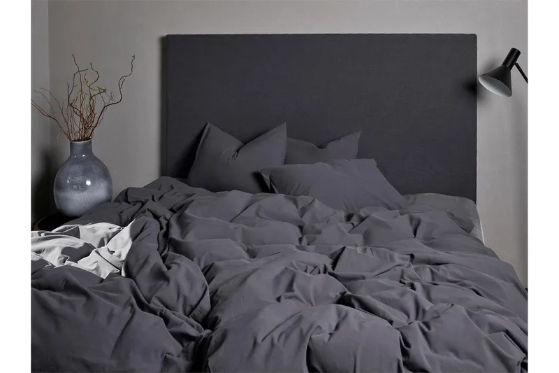 Chill Bäddset 150x210/50x60 cm Mörkgrå - Turiform - Textilier & mattor - Sängkläder - Bäddset & påslakanset
