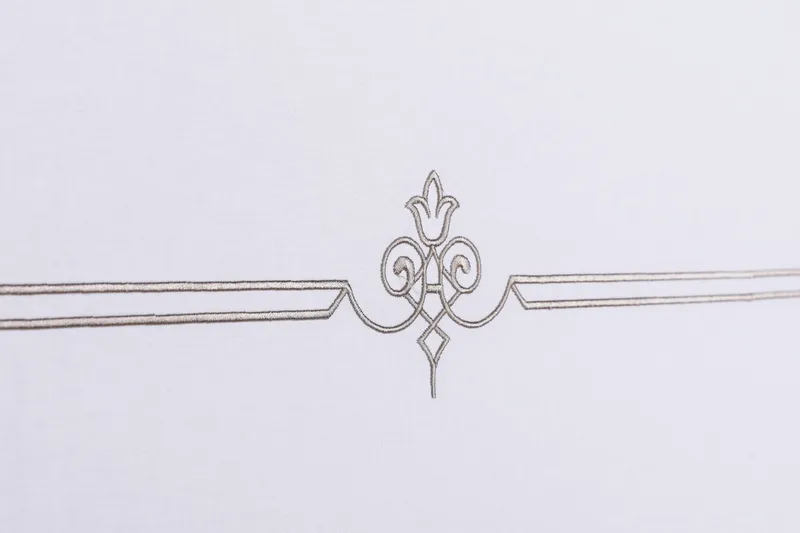 Cotton Box Bäddset Dubbelt 6-dels Satin - Vit/Grå - Textilier & mattor - Sängkläder - Bäddset & påslakanset