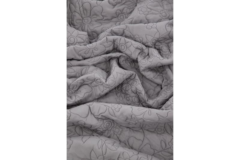 DELRIDGE Överkast 260x260 cm Ljusgrå - Överkast - Sängkläder - Överkast dubbelsäng