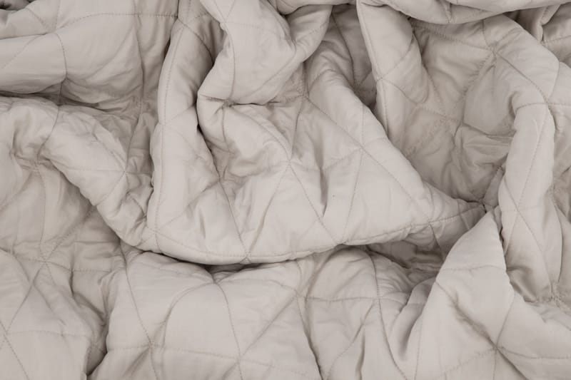 DUVALS Överkast 260x260 cm Beige - Överkast - Sängkläder - Överkast dubbelsäng