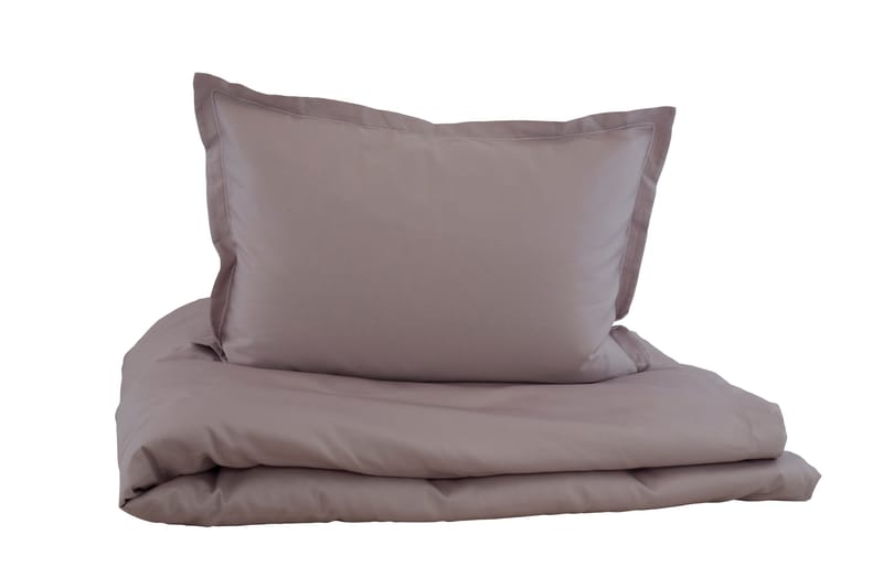 ELISO Bäddset 220x230 cm Ljusrosa/Satin - Bäddset & påslakanset - Bäddset dubbelsäng - Sängkläder