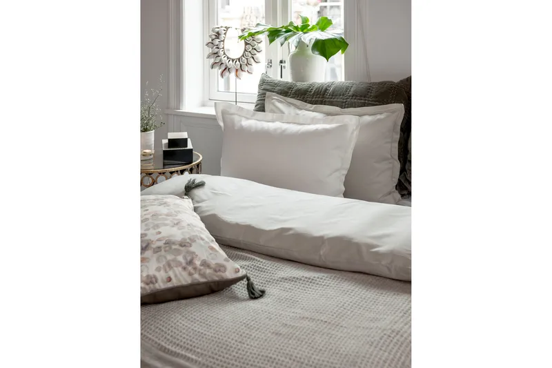 Eliso Bäddset 220x230 cm - Vit - Textilier & mattor - Sängkläder - Bäddset & påslakanset