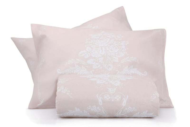 EnLora Home Överkast Dubbelt 200x220+2 Kuddfodral - Beige/Vit - Textilier & mattor - Sängkläder - Bäddset & påslakanset