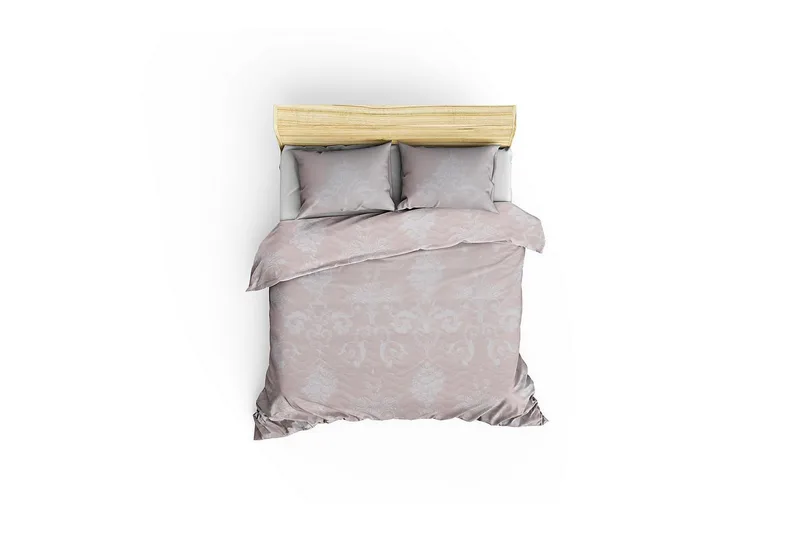 EnLora Home Överkast Dubbelt 200x220+2 Kuddfodral - Beige/Vit - Textilier & mattor - Sängkläder - Bäddset & påslakanset