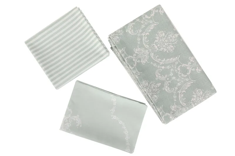 Eponj Home Överkast, Grön/Vit