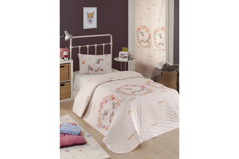EPONJ HOME Överkast Rosa - Överkast - Överkast enkelsäng - Sängkläder