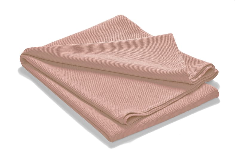 ETOL Överkast Stentvättat 260x260 Dusty Rose - Sängkläder - Överkast dubbelsäng - Överkast