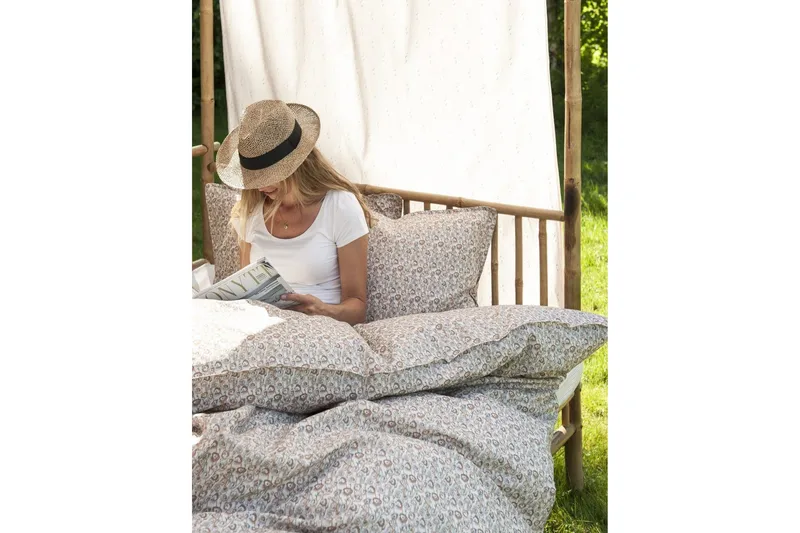 Faye Bäddset 220x230 cm Satin Dusty Orange - Borås Cotton - Textilier & mattor - Sängkläder - Bäddset & påslakanset