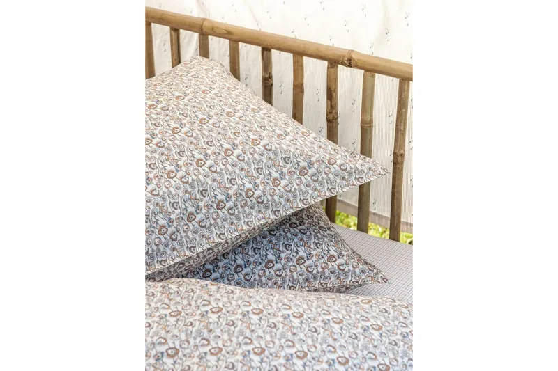 Faye Bäddset 220x230 cm Satin Dusty Orange - Borås Cotton - Textilier & mattor - Sängkläder - Bäddset & påslakanset