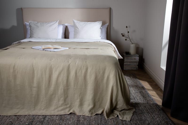 FERNWOOD Överkast 260x260 cm Beige - Överkast - Sängkläder - Överkast dubbelsäng