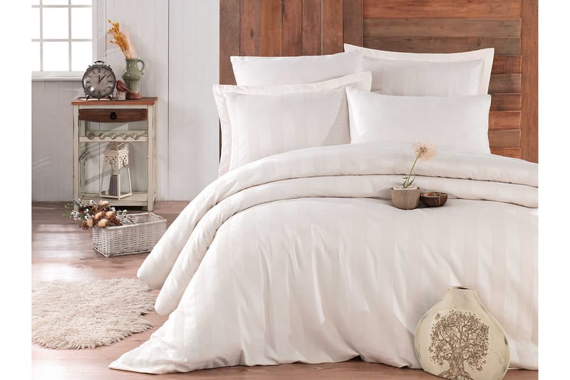 Hobby Exclusive Satin Bäddset, Cream
