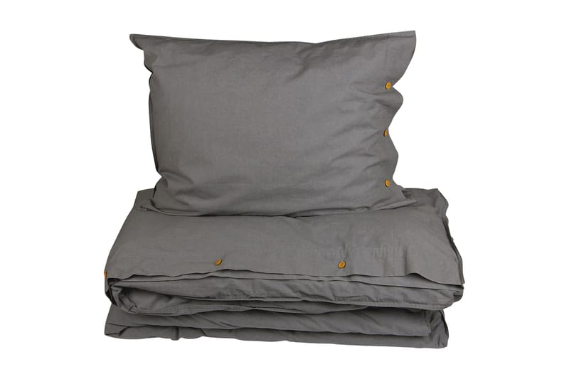 HYGGE Bäddset 150x210 cm Grå - Bäddset & påslakanset - Bäddset dubbelsäng - Sängkläder