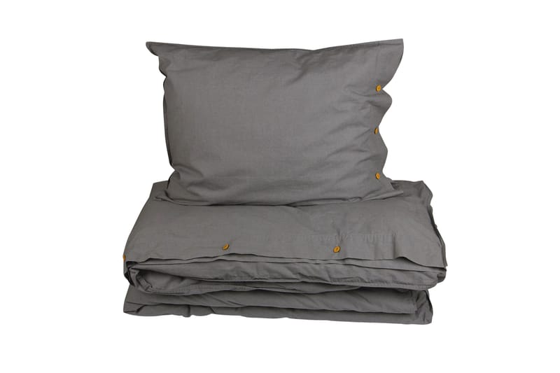HYGGE Bäddset 220x210 cm Grå - Bäddset & påslakanset - Bäddset dubbelsäng - Sängkläder