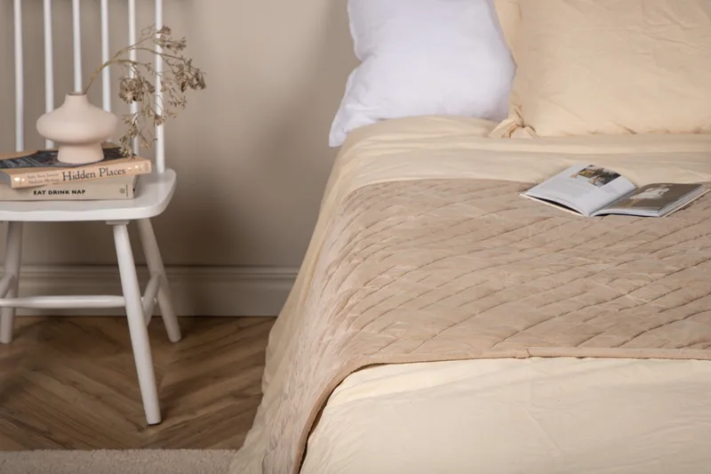 Jilly Överkast 80x150 cm - Beige - Textilier & mattor - Sängkläder - Överkast