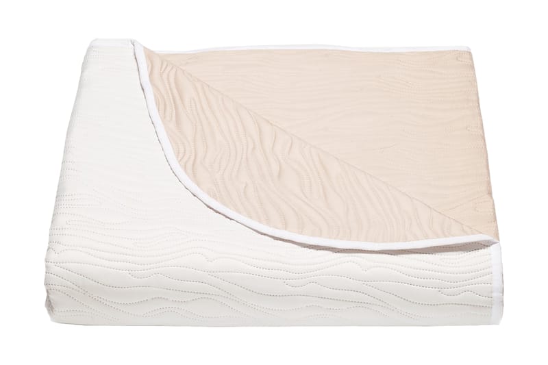 JOONAS Överkast 260x210 cm Vit/Beige - Sängkläder - Överkast