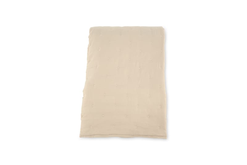 KIRSLA Överkast 260x260 cm Beige - Överkast - Sängkläder - Överkast dubbelsäng