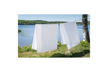 Lakan Borganäs of Sweden - 240 x 260 cm, Vit - Textilier & mattor - Sängkläder - Underlakan