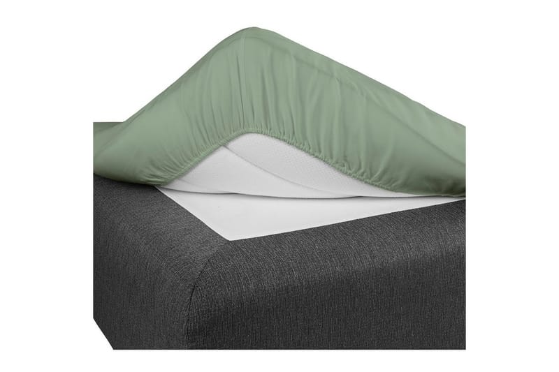 Dra-på-lakan Borganäs of Sweden, 90 x 200 cm, Ny Grön