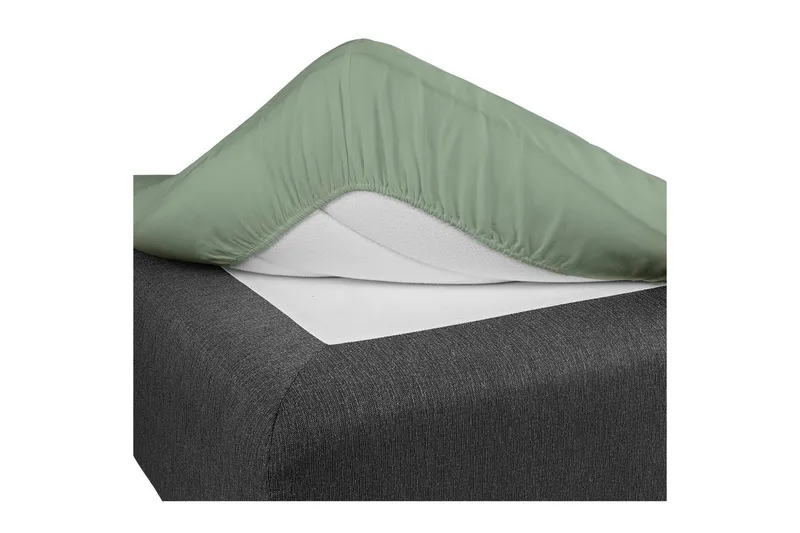 Dra-på-lakan Borganäs of Sweden, 120 x 200 cm, Ny Grön