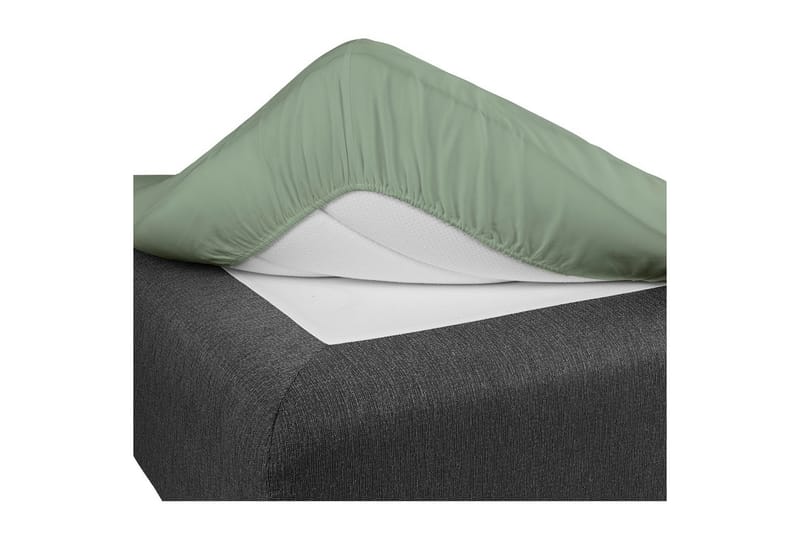 Dra-på-lakan Borganäs of Sweden, 90 x 200 cm, Ny Grön