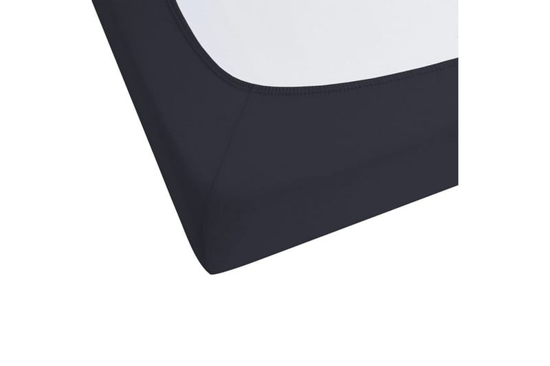 Dra-på-lakan Janbu Svart, 200x200 cm - Svart, 200x200 cm - Textilier & mattor - Sängkläder - Underlakan - Dra-på-lakan