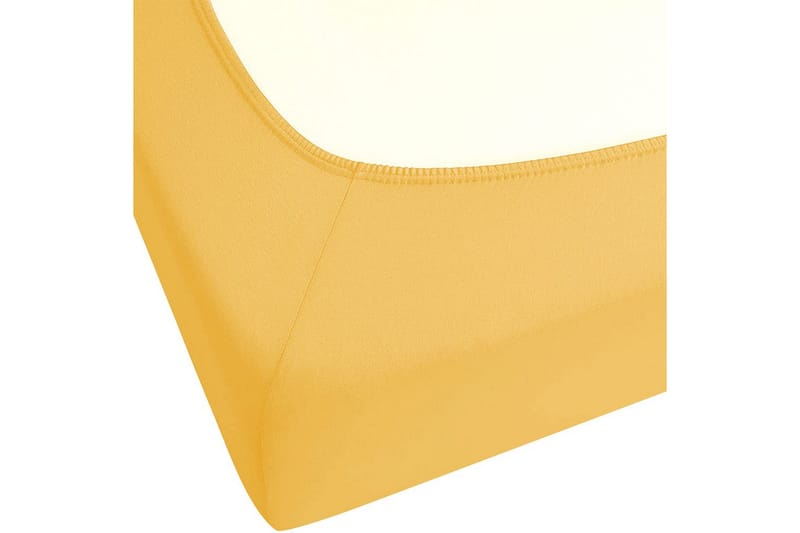 Dra-på-lakan Janbu Senapsgul, 140x200 cm - Senapsgul, 140x200 cm - Textilier & mattor - Sängkläder - Underlakan - Dra-på-lakan