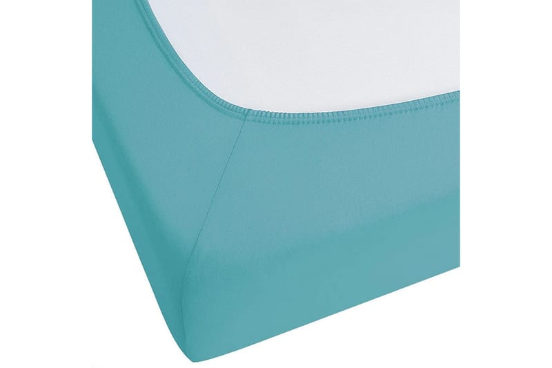 Dra-på-lakan Hofuf Turkos, 160x200 cm - Turkos, 160x200 cm - Textilier & mattor - Sängkläder - Underlakan - Dra-på-lakan