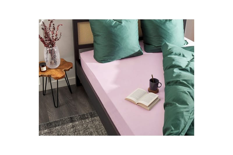 Dra-på-lakan Janbu Pastellrosa, 140x200 cm - Pastellrosa, 140x200 cm - Textilier & mattor - Sängkläder - Underlakan - Dra-på-lakan