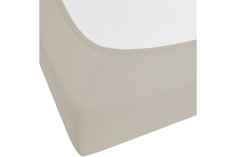 Dra-på-lakan Janbu Taupe, 200x200 cm - Taupe, 200x200 cm - Textilier & mattor - Sängkläder - Underlakan - Dra-på-lakan