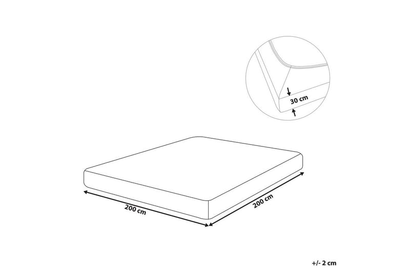 Dra-på-lakan Janbu Svart, 200x200 cm - Svart, 200x200 cm - Textilier & mattor - Sängkläder - Underlakan - Dra-på-lakan