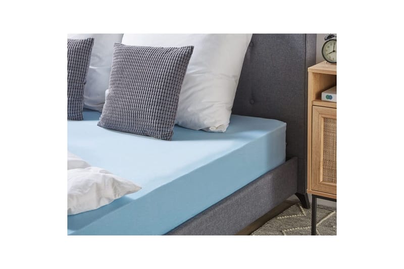 Dra-på-lakan Hofuf Blå, 90x200 cm - Blå, 90x200 cm - Textilier & mattor - Sängkläder - Underlakan - Dra-på-lakan