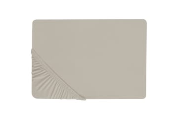 Dra-på-lakan Janbu Taupe, 90x200 cm